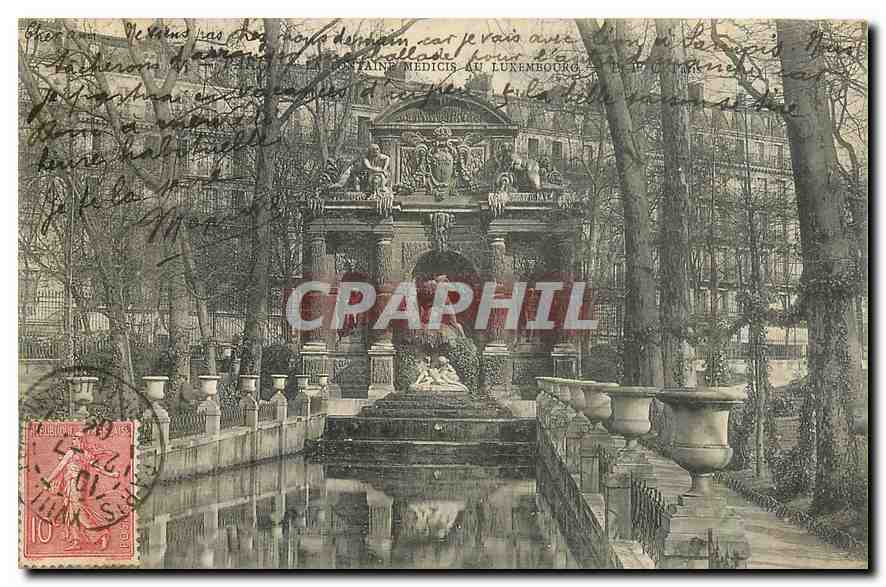 CPA Paris Fontaine Medics du Luxembourg 