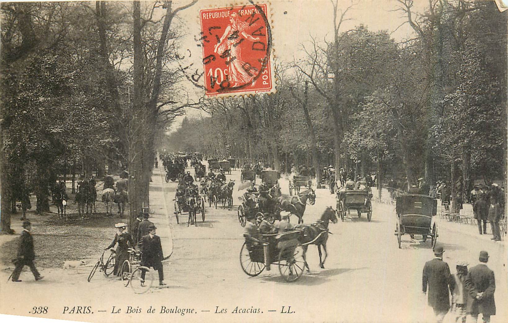 CPA Paris Le Bois de Boulogne Les Acacias 