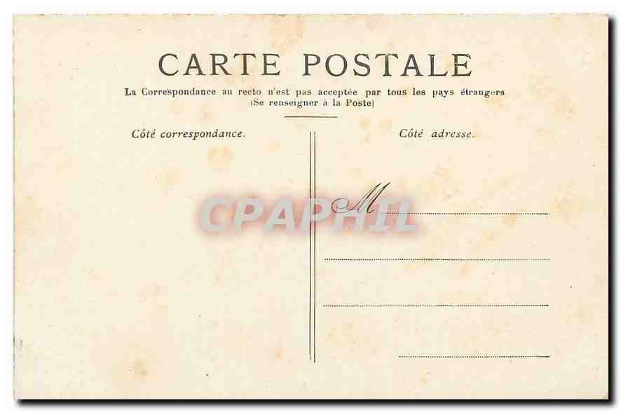 CPA Paris l'Hotel de Ville  — Rückseite