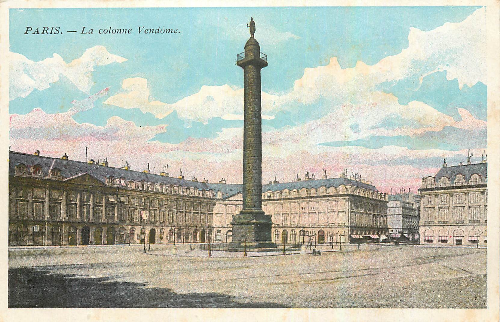 CPA Paris La Colonne Vendome 