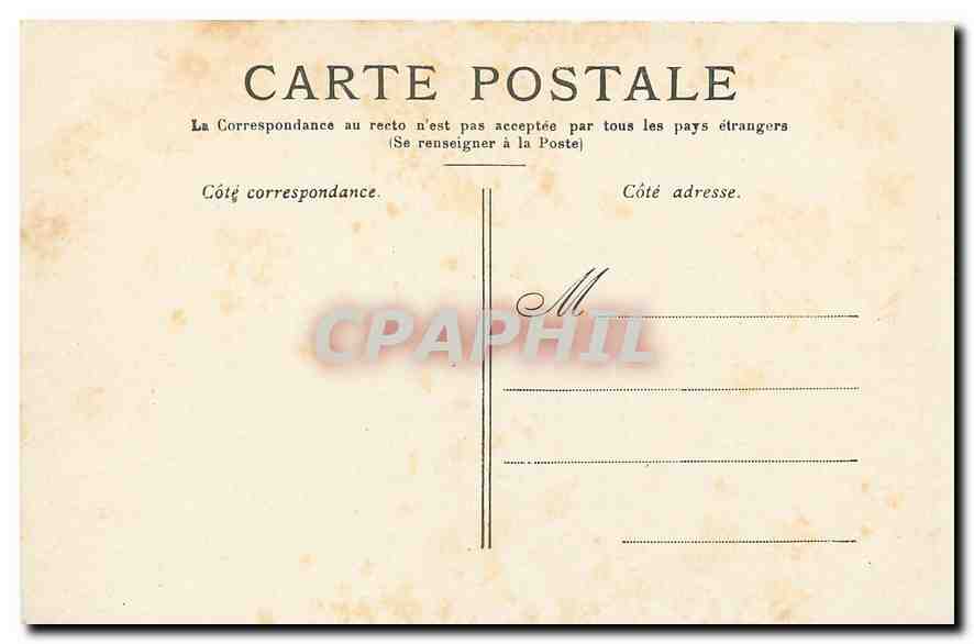 CPA Paris La Colonne Vendome  — Verso