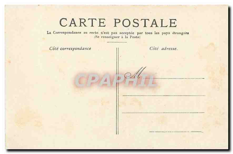 CPA Paris L'Arc de Triomphe  — Rückseite