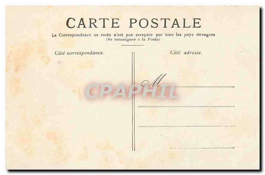 CPA Paris Le Grand Palais  — Rückseite