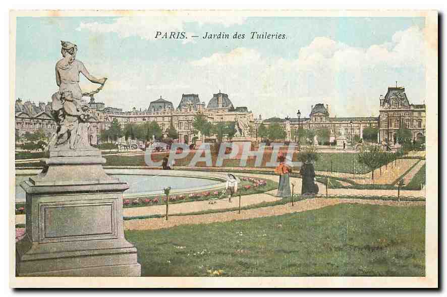 CPA Paris Jardin des Tuileries 
