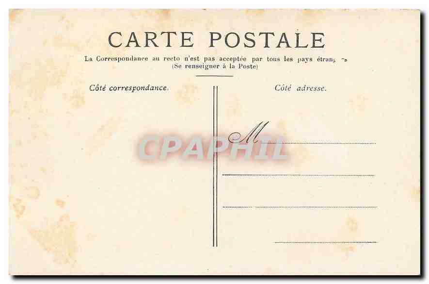 CPA Paris Le Petit Palais  — Rückseite