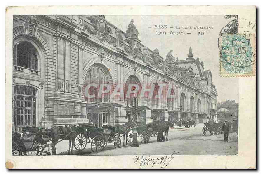 CPA Paris La Gare d'Orleans 