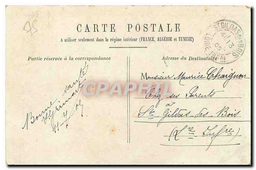 CPA Paris La Gare d'Orleans  — Rückseite