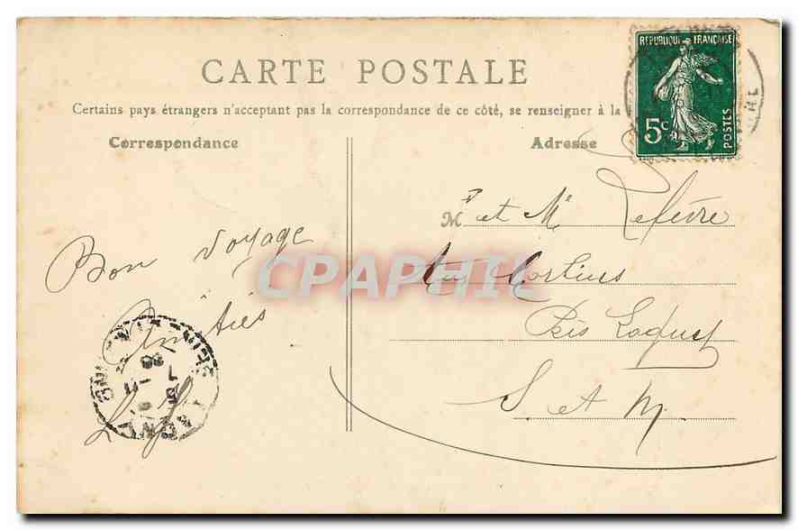 CPA Tombeau de Victor Hugo Caveaux du Pantheon Paris — Rückseite