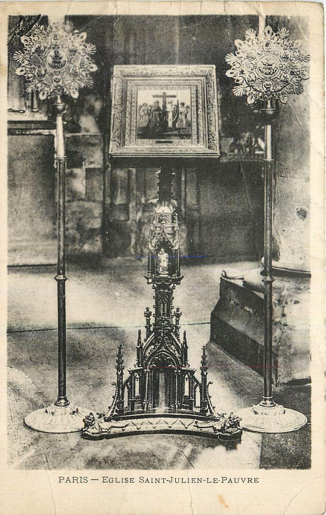 CPA Paris Eglise Saint Julien le Pauvre 