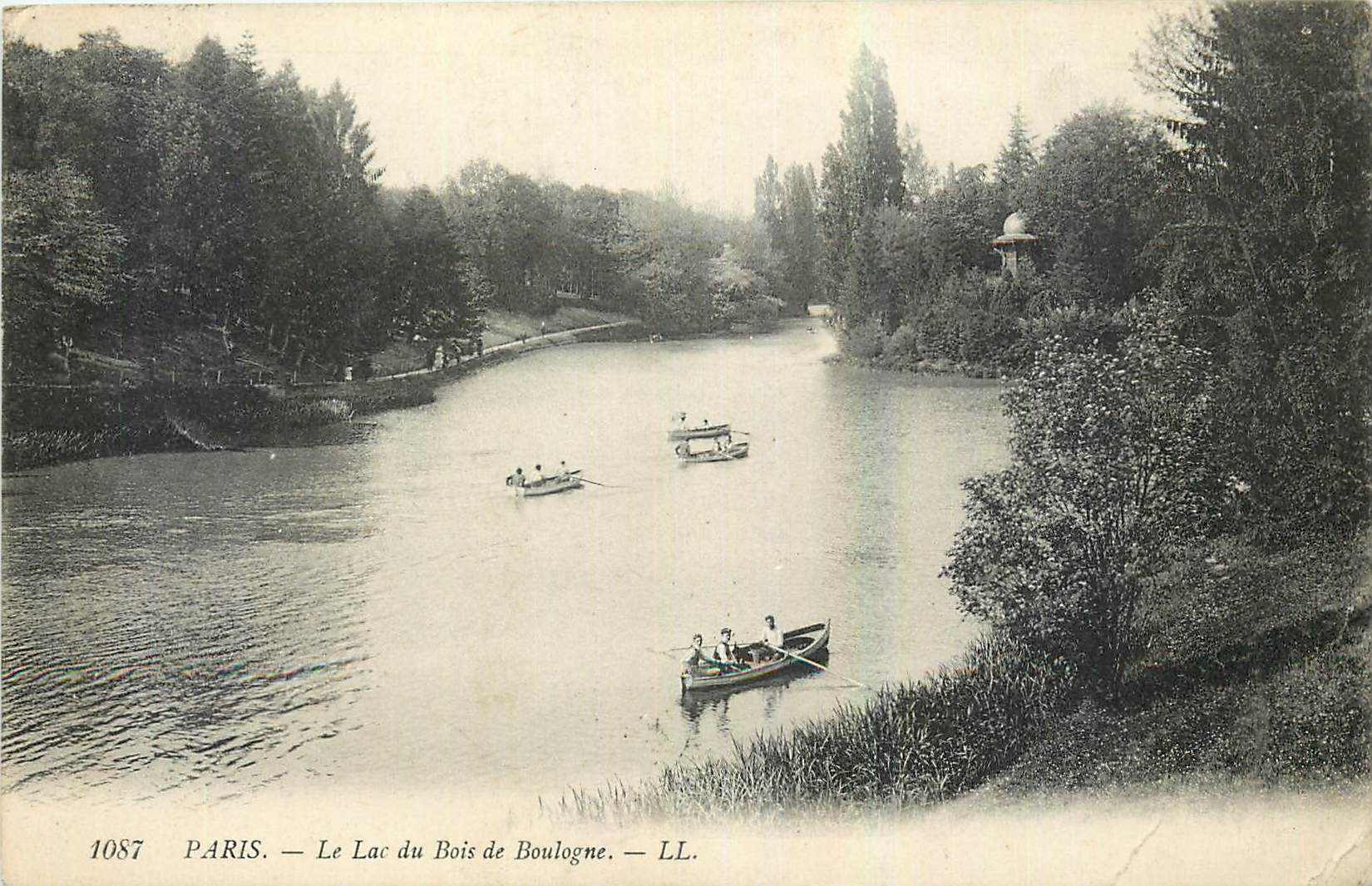CPA Paris Le Lac du Bois de Boulogne 