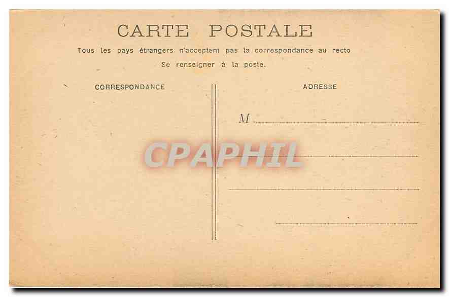 CPA Paris Pavillon de Flore  — Rückseite