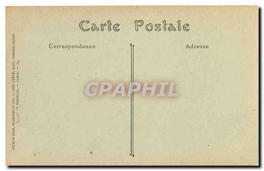 CPA Paris Le Pont au Change et le Palais de Justice  — Verso