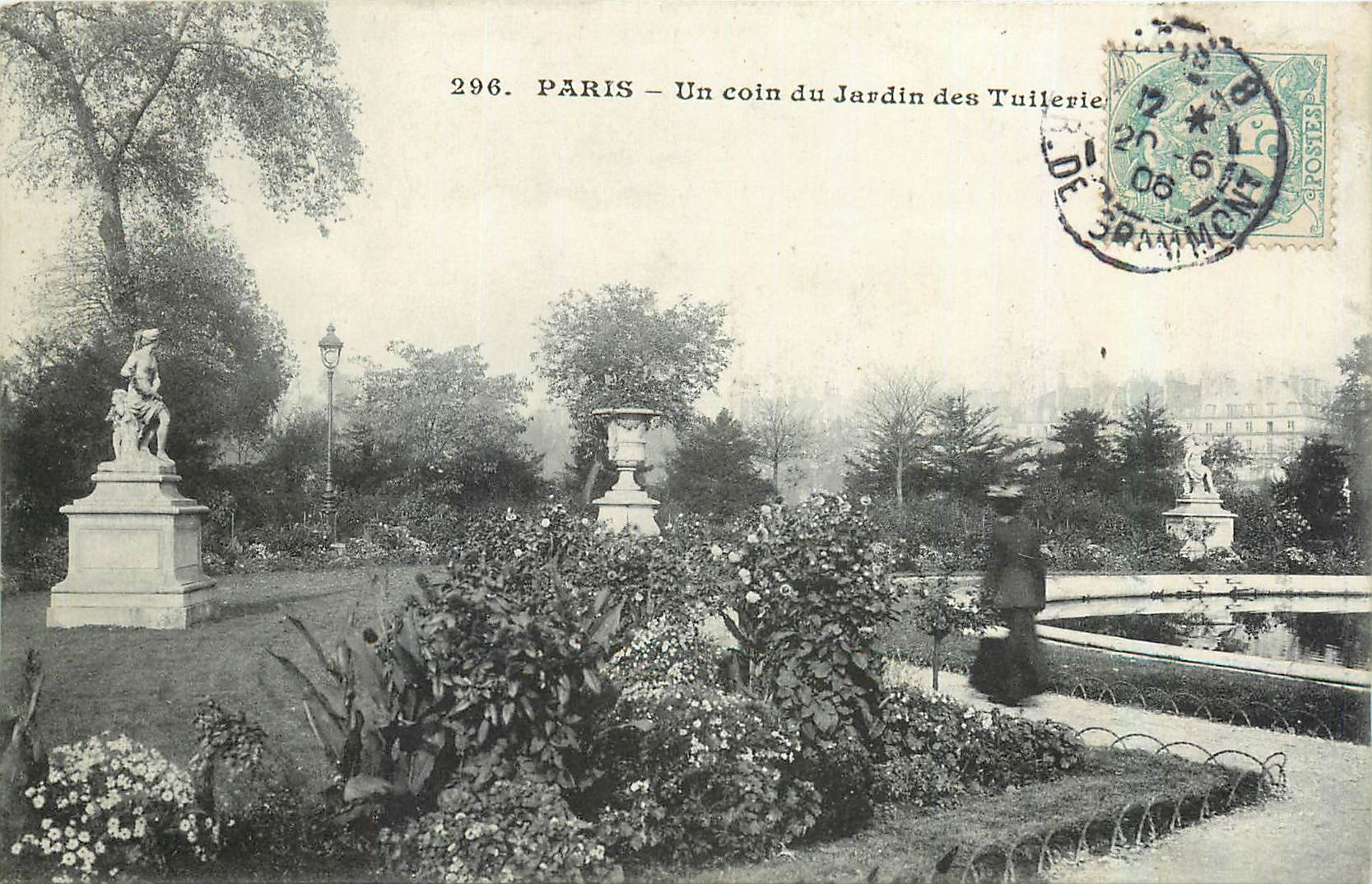 CPA Paris Un coin du Jardin des Tuileries 