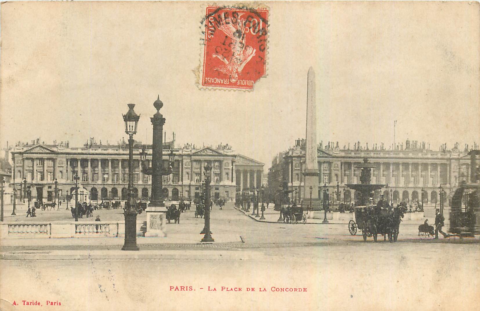 CPA Paris La Place de la Concorde 