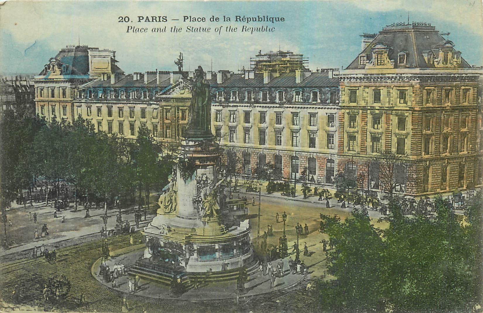 CPA Paris Place de la Republique 