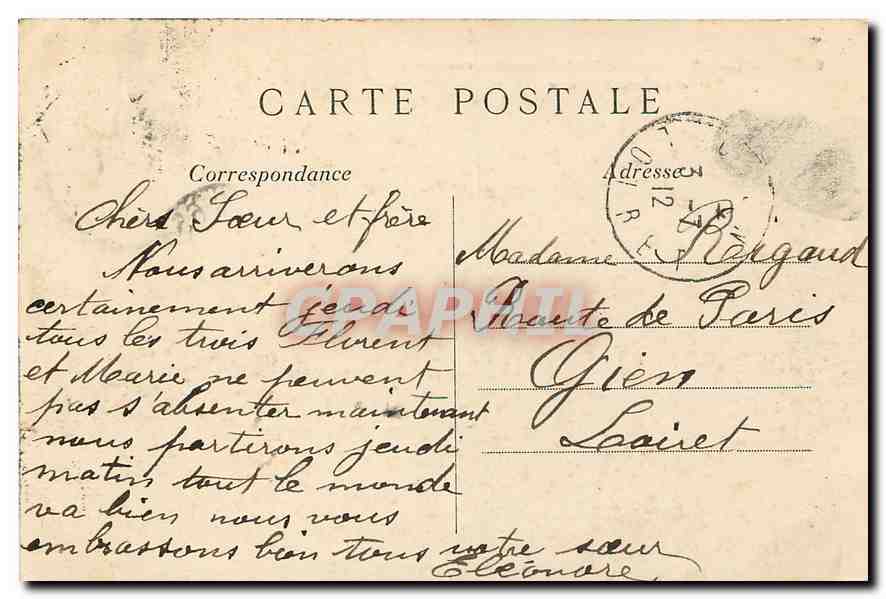 CPA Paris Le Sacre Coeur de Montmartre et l'Eglise St Pierre  — Rückseite