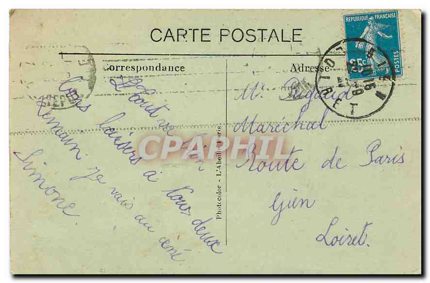 CPA Paris Le Carrousel et vue generale du Louvre  — Rückseite