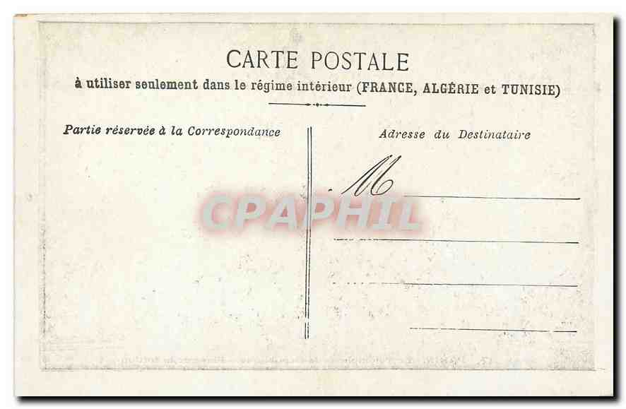 CPA Paris Le Triomphe de la Republique Place de la Nation  — Rückseite