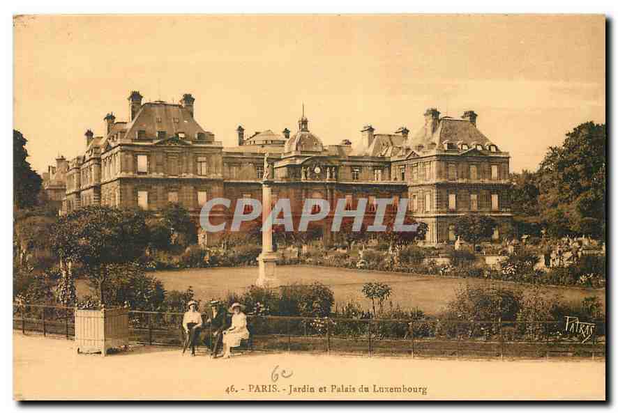 CPA Paris Jardin et Palais du Luxembourg 