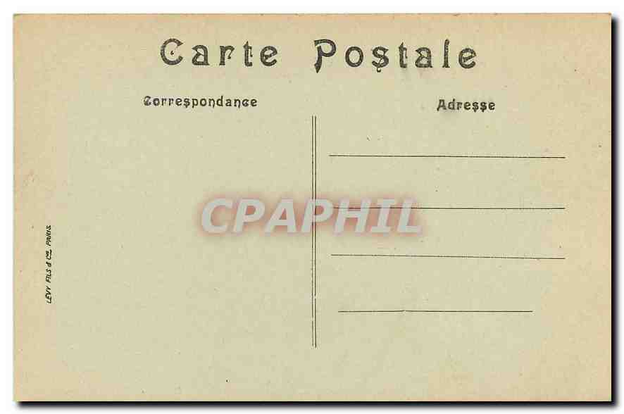 CPA Le Petit Palais Paris  — Verso