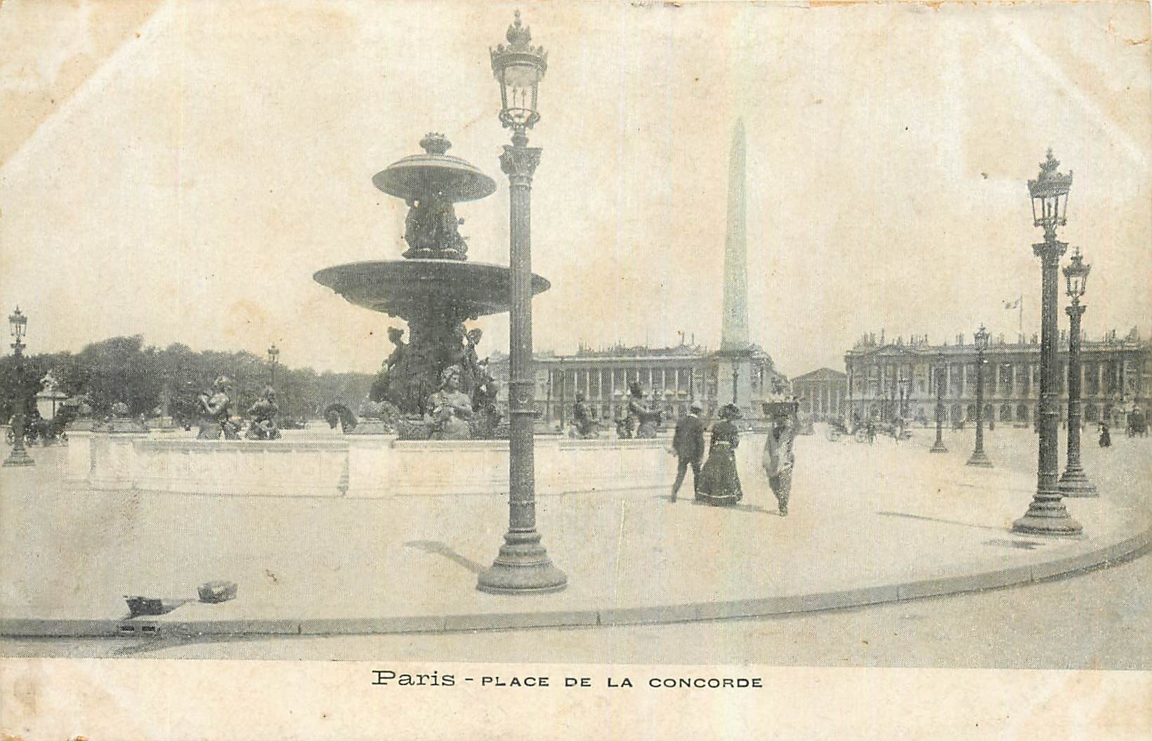 CPA Paris Place de la Concorde 