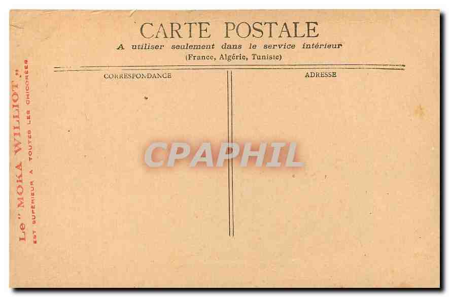 CPA Paris Place de la Concorde  — Rückseite