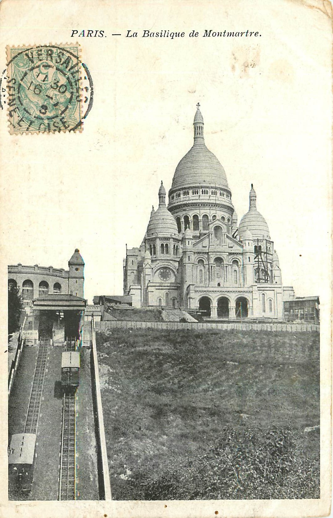 CPA Paris La Basilique de Montmartre 