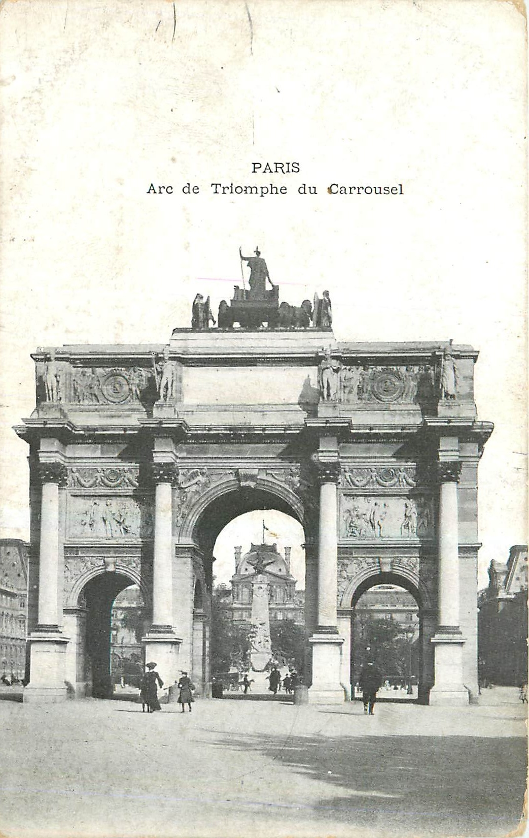 CPA Paris Arc de Triomphe du Carrousel 