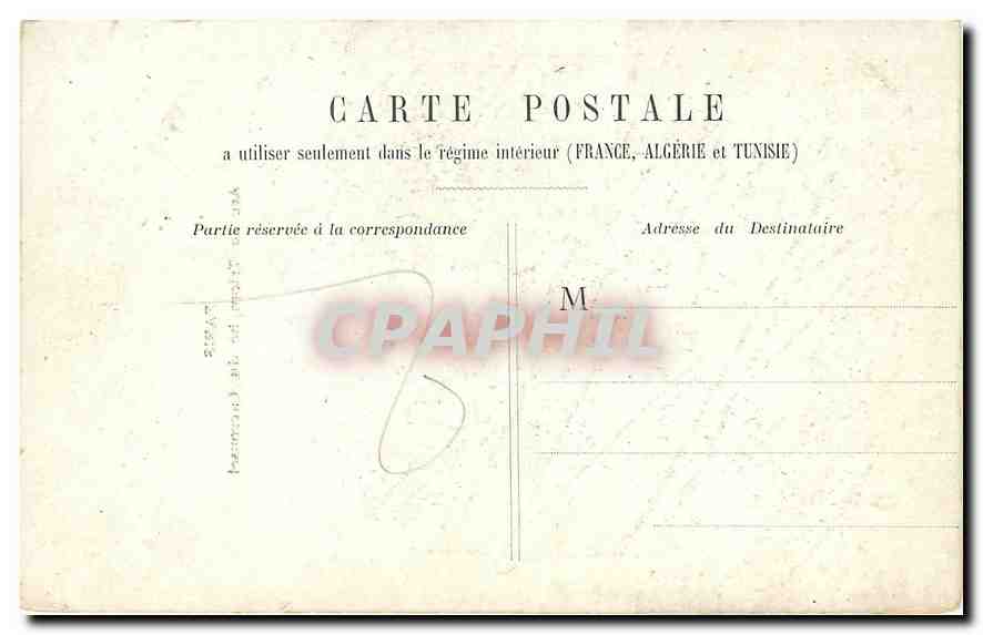 CPA Paris Arc de Triomphe du Carrousel  — Rückseite
