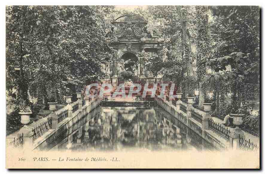 CPA Paris La Fontaine de Medicis 