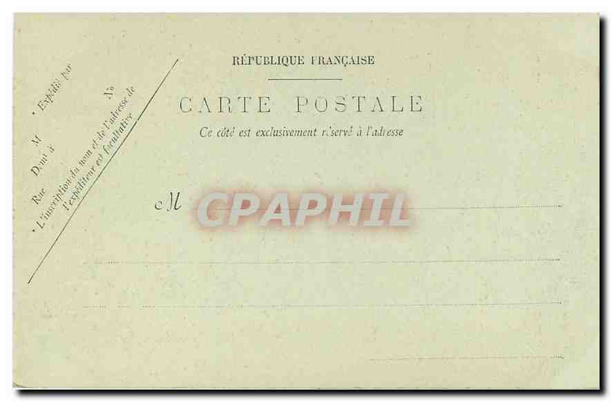 CPA Paris La Fontaine de Medicis  — Rückseite