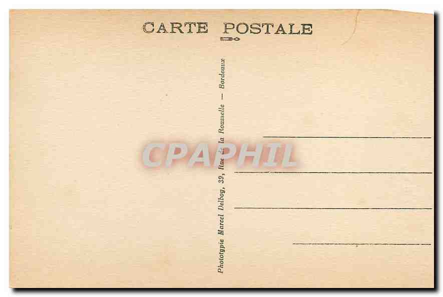 CPA Bordeaux Tour Pey Berland  — Verso