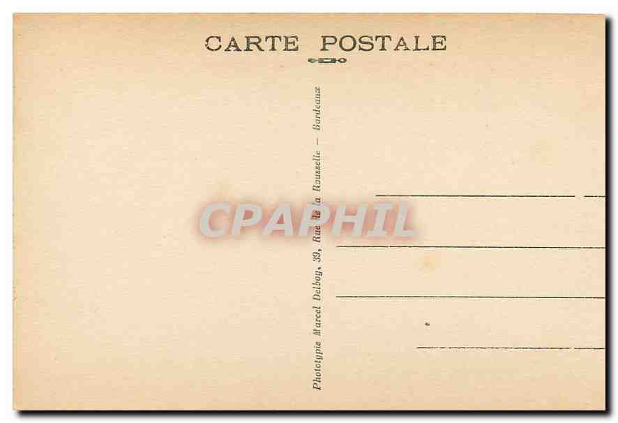 CPA Bordeaux Tour Pey Berland et Cathedrale Saint Andre  — Verso
