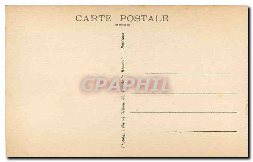 CPA Bordeaux La Grosse Cloche  — Verso