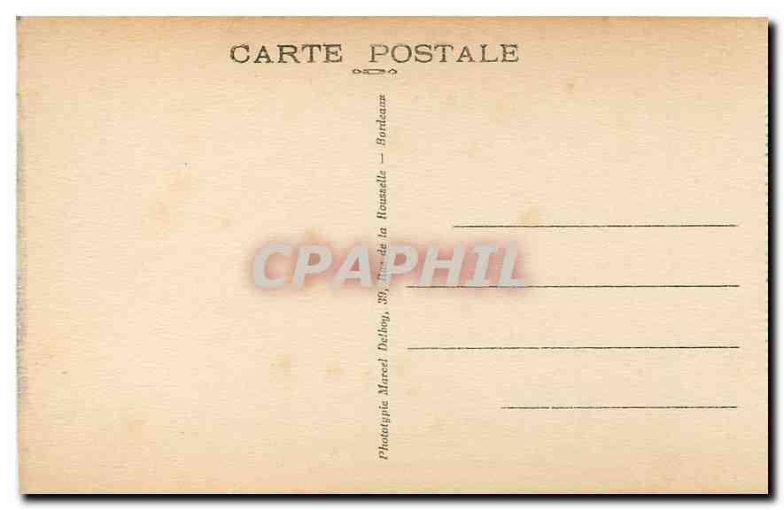CPA Paris Porte Bourgogne Tramway — Rückseite