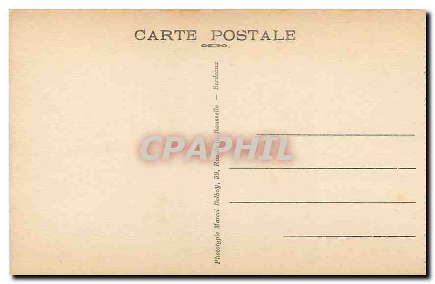 CPA Bordeaux Les Quais Cote Nord  — Rückseite