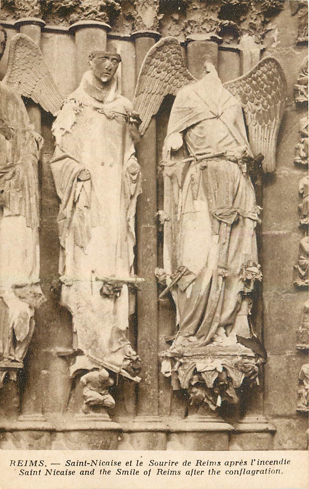 CPA Reims Saint Nicaise et le Sourtre de Reims 