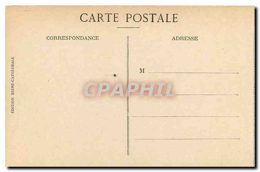 CPA Reims Vue prise en avion  — Rückseite