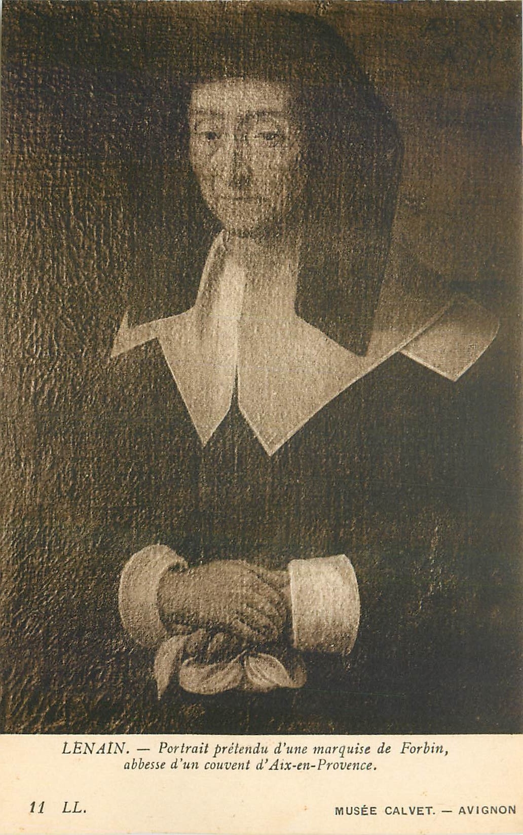 CPA Musee Calvet Avignon Lenain Portait pretendu d'une marguise de Forbin 