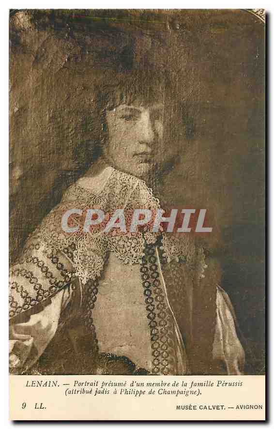 CPA Musee Calvet Avignon Lenain Portrait presume d'un membre de la famille Perussis 