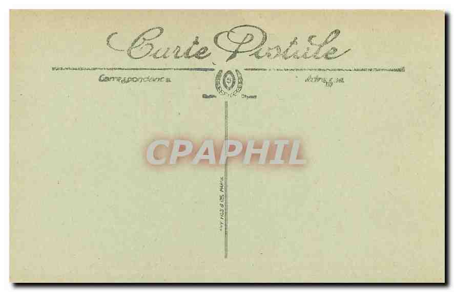 Reims — Ruinen des Ersten Weltkriegs — Rue de l'Étape — Visé Paris n° 553 — Rückseite