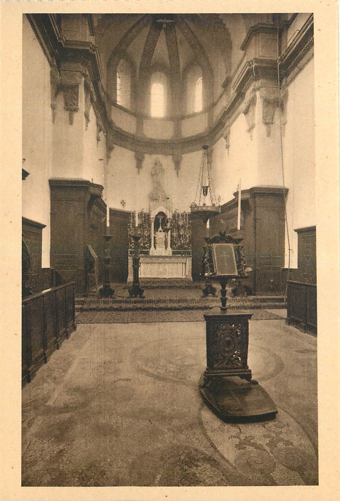 Chartreuse de Montrieux — Église, Chœur des Pères — M. Audry, Édit. Marseille