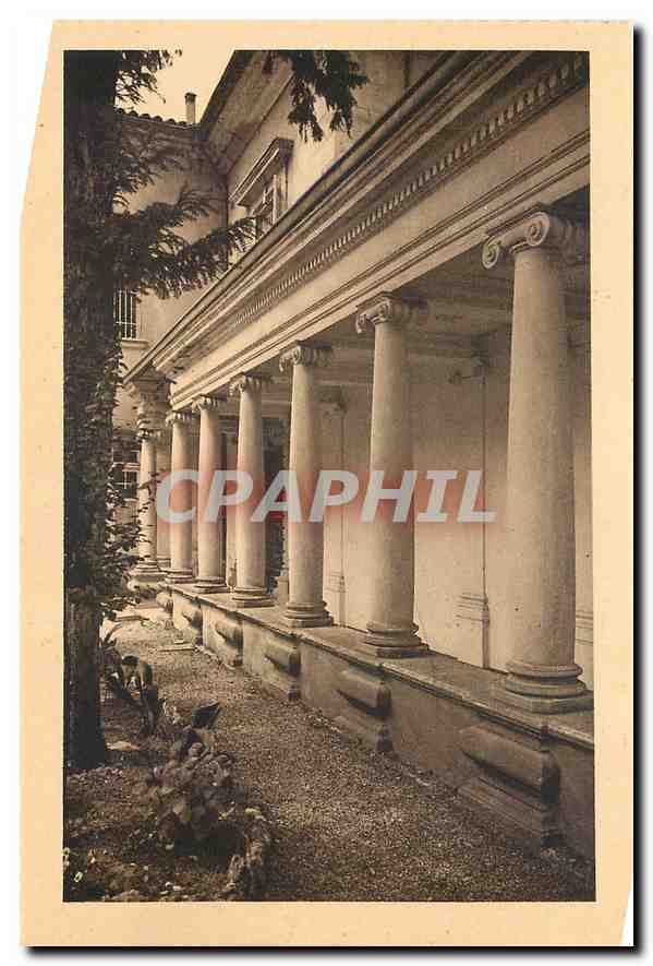 CPA Chartreuse de Montrieux Galerie a Colonnes 