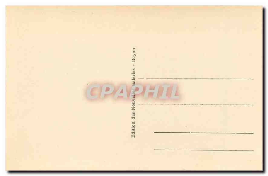 CPA St Palais sur Mer la Conche  — Verso