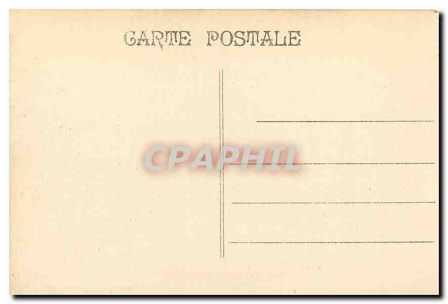CPA Marseille Exposition Coloniale 1922 Palais de l'Algerie Cour Interieure  — Verso