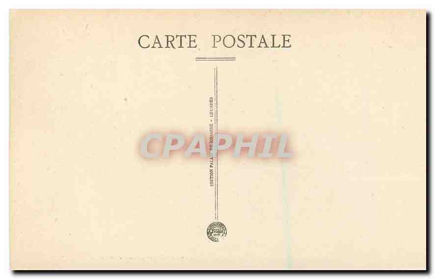 CPA Lourdes Le Calvaire X Station Jesus est depouille de ses vetements  — Verso