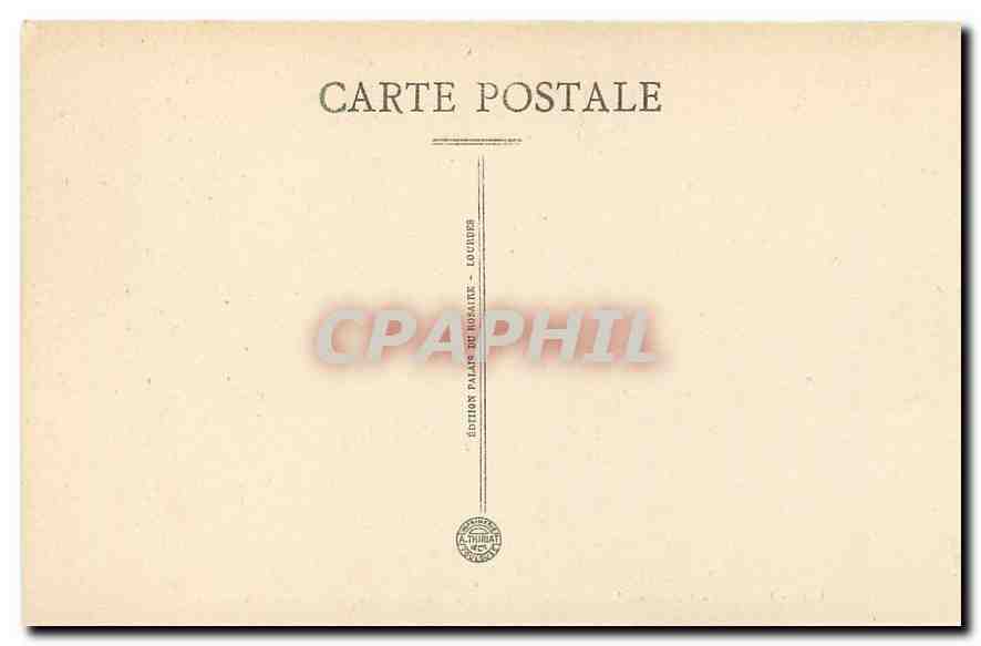 CPA Lourdes Le Calvaire VIII Station Jesus console les filles d'Israel qui le survent  — Verso