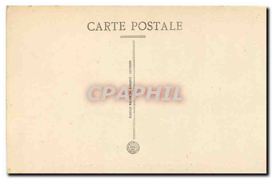 CPA Lourdes Le Calvaire XIV Station Jesus est mis dans le Sepulcre  — Rückseite