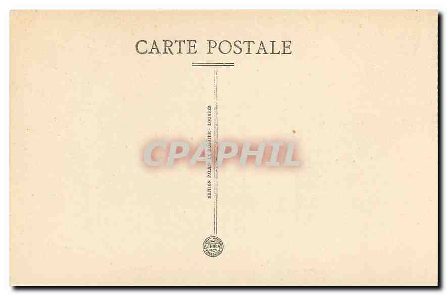 CPA Lourdes Le Calvaire II Station Jesus est charge de sa Croix  — Rückseite