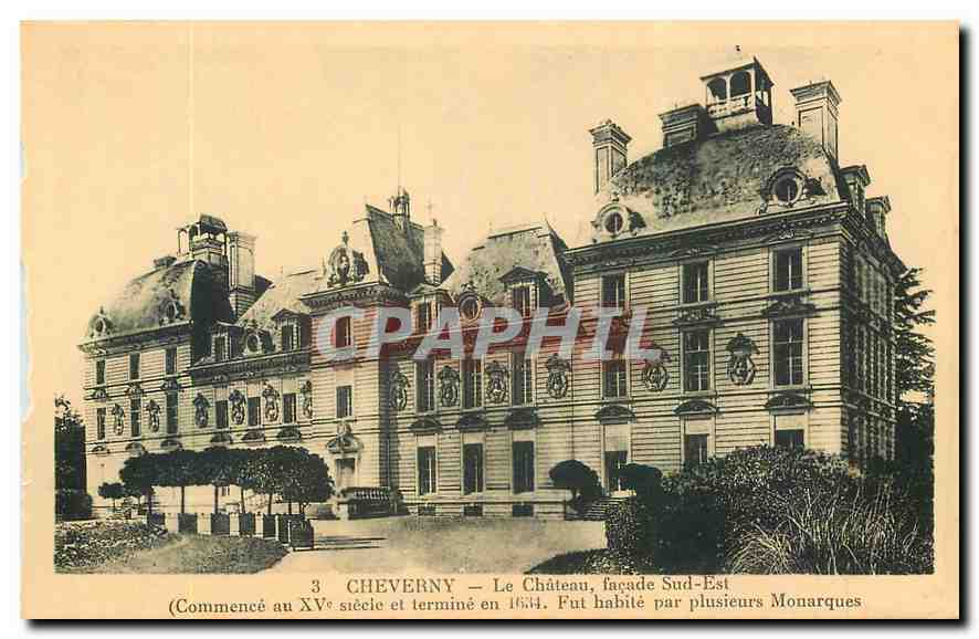 CPA Cheverny Le Chateau facade Sud Est 